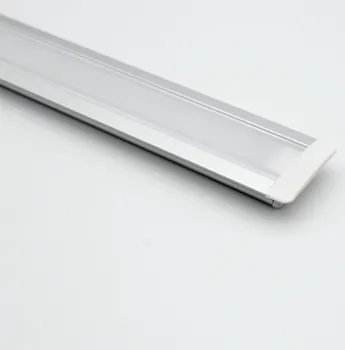 2507; Светодиодный алюминиевый профиль длиной 1 м с покрытием из ПК (прозрачный молочный и матовый, пожалуйста, уточните); для гибких или жестких светодиодных лент