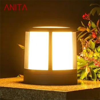 ANITA Outdoor Contemporary Post Light LED Водонепроницаемый настенный светильник на столбе IP65 Светильники для дома и сада