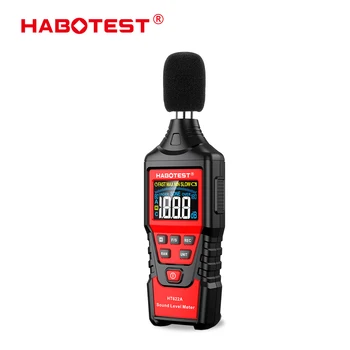 Измеритель уровня звука HABOTEST HT622 Портативный Измеритель SPL от 30 до 130dBA Прибор Для Измерения Громкости звукового шума Децибелометр