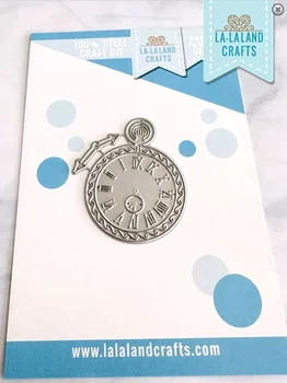 Карманные часы, февраль 2023, выпуск штампов для резки металла, фотоальбом для скрапбукинга, декоративное тиснение, бумажные открытки, поделки