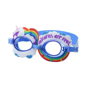 Милая девушка Мультфильм Русалка Плавательные очки Противотуманные Очки для плавания Летние Аксессуары для плавания Силиконовые очки с берушами
