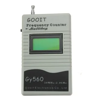 Портативная портативная рация GY-560 для практического тестирования, Декодер с ЖК-дисплеем, электронный Профессиональный аудио-радиочастотный счетчик