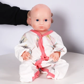 Мягкая кукла Reborn Girl, 45 см / 2,5 кг, идеальный рождественский подарок - детская игрушка из полнотелого силикона