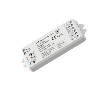 ZigBee & RF 2-канальный светодиодный контроллер WZ1 DC12-36V 24V TUYA APP cloud беспроводной пульт дистанционного управления 2 канала для одноцветной cct-ленты