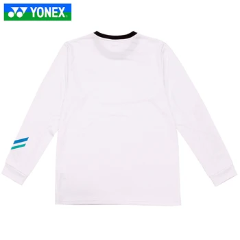 спортивная одежда yonex sport Jersey, спортивная одежда, одежда для бадминтона, футболка с длинным рукавом для мужчин и женщин 115252BCR