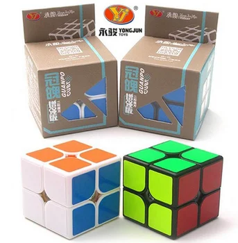 Yongjun 2x2x2 Magic Cube Скоростная Головоломка-Логопед Обучающий Cubo Magico кубик рубика Волшебный Квадрат Популярные Игрушки Интеллектуальные Игры