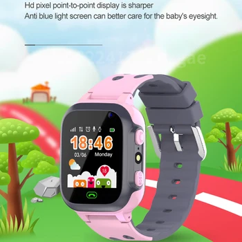 Детские умные часы SOS, умные часы для детей, фотография Sim-карты, водонепроницаемый подарок для мальчиков и девочек, IOS Android