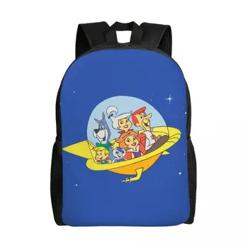 Рюкзак для ноутбука из аниме Джордж Астро, женский, мужской, базовый рюкзак для студентов колледжа, сумки Джейн Элрой Орбитти