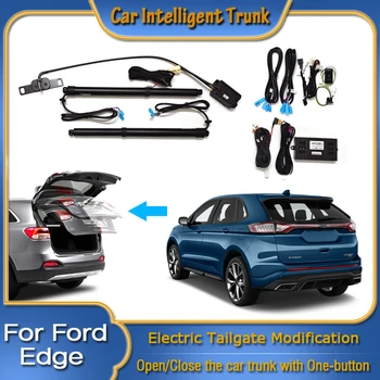 Для Ford Edge 2014 ~ 2023 Автомобильное Силовое Открывание Багажника Интеллектуальная Электрическая Всасывающая Задняя Дверь Интеллектуальная Модификация Стойки Подъема Задних Ворот