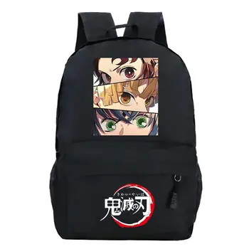 Аниме Demon Slayer Kimetsu No Yaiba Школьный рюкзак Детский Школьный ранец Для мальчиков и девочек сумка для книг Подростков дорожная сумка на открытом воздухе Mochila