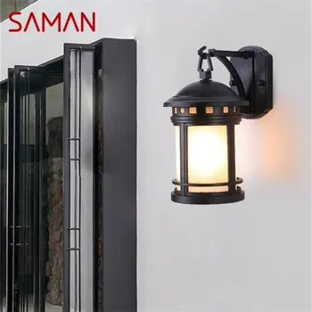· Уличный ретро-настенный светильник SAMAN, Классические бра, Водонепроницаемый IP65 Светодиодный для дома, виллы