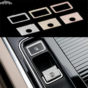 Для Jaguar XE XF Аксессуары F-PACE XFL Роскошное обновление автомобильного электронного ручного тормоза Кнопка переключения системы дорожного движения P Крышка парковки