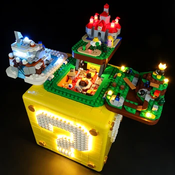 Комплект светодиодных светильников Building Blocks 64 блока с вопросительным знаком для LEGO 71395 (в комплект входит только светильник)