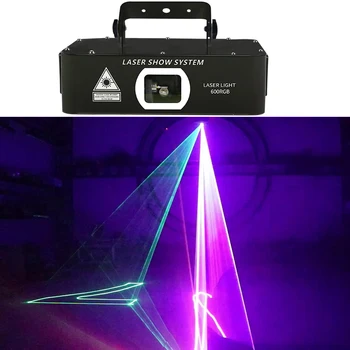 3D Мультяшная Собака Животное Dj RGB 600 МВт Лазерный Проектор Линейного Сканирования Большой Цветок Используется В Тумане Для KTV Праздник Ночной Клуб Свадьба