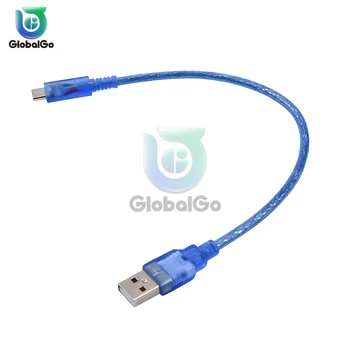 30 см шнур-адаптер USB-TYPE-C, прозрачный Синий для кабеля передачи данных, кабель-адаптер для модулей электронных продуктов