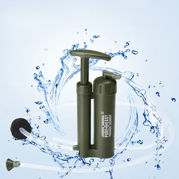 Индивидуальный очиститель воды для кемпинга Портативный аварийный фильтр для воды Очиститель воды для выживания на открытом воздухе