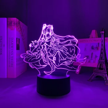 3d Светодиодная Лампа Genshin Impact Sangonomiya Kokomi для Детской Спальни Декор Подарок Ребенку На День Рождения Genshin Impact Led Night Light Игра