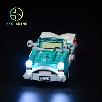 Комплект светодиодных светильников Kyglaring, строительные блоки, винтажный автомобиль для LEGO 40448 (в комплект входит только комплект светильников)