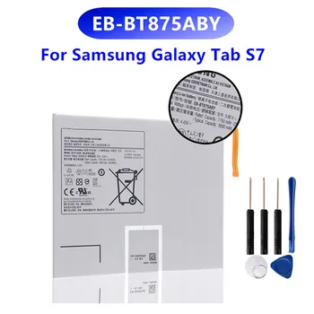 Оригинальная Замена Аккумулятора телефона EB-BT875ABY Для Samsung Galaxy Tab S7 Galaxy Tab S7 SM-T875 Tablet Battery + бесплатные инструменты