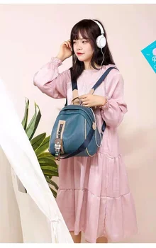 Женский рюкзак Корейской моды, модный школьный ранец Wild, мини-рюкзак 2021, новая модная сумка из мягкой кожи