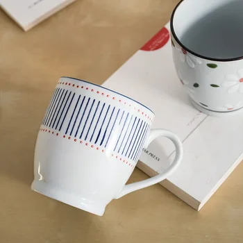 Высокотемпературный подглазурный цвет, Ручная роспись, Керамическая ручка, чашка, Кружка, чашка для чая, чашка для кофе, чашка для молока, чашка для завтрака