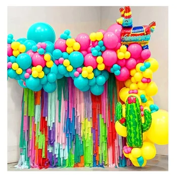 Украшение вечеринки воздушными шарами из кактусовой фольги Воздушные шары из кактусовой фольги Украшение тематической вечеринки в Мексике Карнавал