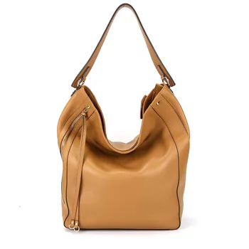 Женская сумка MS Fashion Style из натуральной кожи, женская сумка-мешок, наплечная сумка из воловьей кожи, роскошная дизайнерская сумка-тоут коричневого цвета, новинка 2023 года
