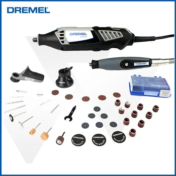 Электрическая шлифовальная машина Dremel 4000 3/36, Высокопроизводительный набор вращающихся инструментов, 3 Насадки, 36 Аксессуаров для шлифовки, резки, полировки
