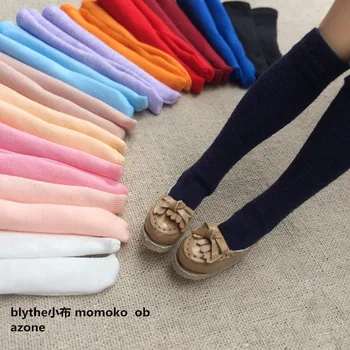 Аксессуары для куклы Blythe momoko ob24 размера azone с носками-трубочками карамельного цвета