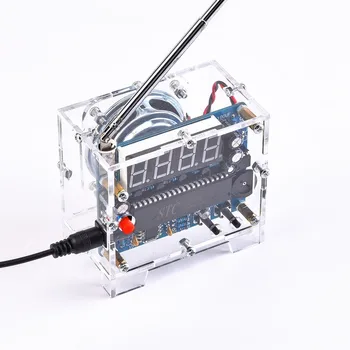 Комплект для производства радио TEA5767 Комплект цифрового радио 51 Микроконтроллер Diy Запчасти FM Цифровое радио
