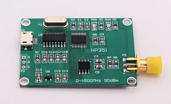 1 шт. USB радиочастотный измеритель мощности с регулируемым затуханием 1 ~ 500 МГц Радиочастотный измеритель мощности