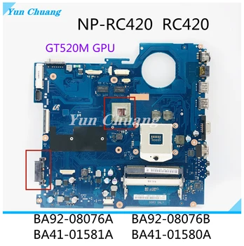 BA41-01581A BA92-08076A Для SAMSUNG NP-RC420 RC420 RV420 NP-RV420 материнская плата ноутбука HM65 GT520M 1G GPU DDR3 Материнская плата полный тест