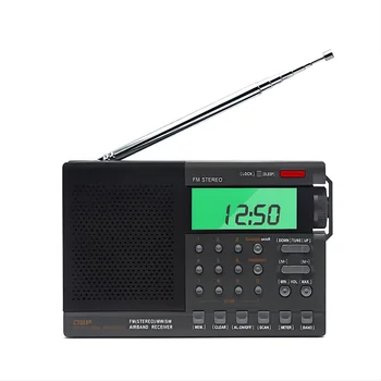 KK-D6110 Портативное многофункциональное FM/SW/MW/воздушное многодиапазонное метеорологическое авиационное радио