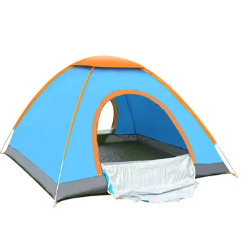 Наружная палатка Портативная однослойная палатка для альпинизма кемпинга Водонепроницаемая с люком в крыше с защитой от ультрафиолета для кемпинга