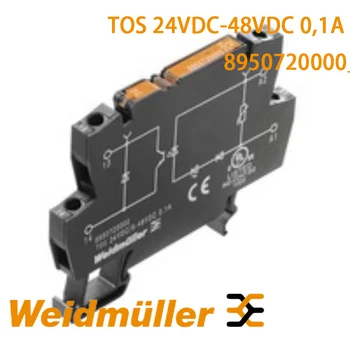3 Шт Weidmuller TOS 24VDC/ 48VDC 0,1 A 8950720000 ТЕРМОПТО-твердотельное реле