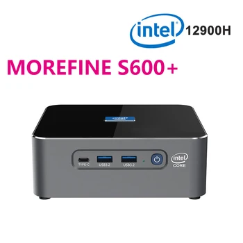 Мини-ПК MOREFINE S600 + 12900H 12-го поколения Intel Core i9 Игровой ПК Мини-компьютер DDR4 PCIE 3.0 M.2 NVME BT 5.2 Wifi6