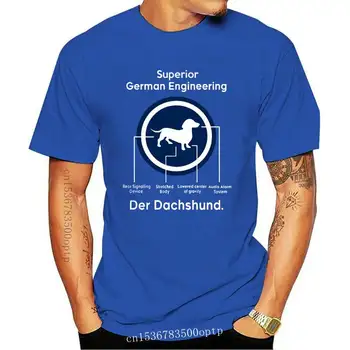 Kaus Lengan Pendek Pria Musim Panas 2021 Merek Baru Superior Teknik Jerman Der Dachshund