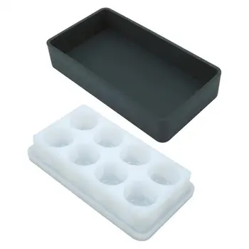 Силиконовая коробка для хранения своими руками, Эпоксидная коробка для хранения с крышкой, шкатулка для ювелирных изделий, Квадратные эпоксидные формы, Коробка для хранения поделок своими руками