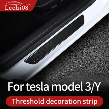 Дверная панель для Tesla model 3 model y аксессуары /автомобильные аксессуары 2016-2023 модель 3 tesla three tesla model 3 Y carbon