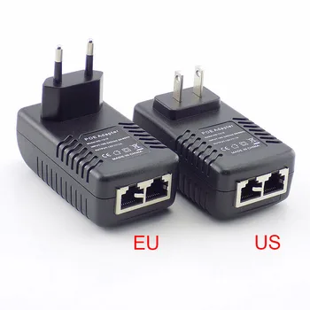 12V 1A POE Инжектор Настенный Штекер POE Переключатель Адаптер Питания Беспроводной Ethernet Адаптер Для IP-Камеры CCTV US/EU Plug L1