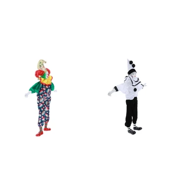 Фарфоровая Модель Клоуна С Подвешенными Ногами Кукла-Клоун Украшение Реквизит