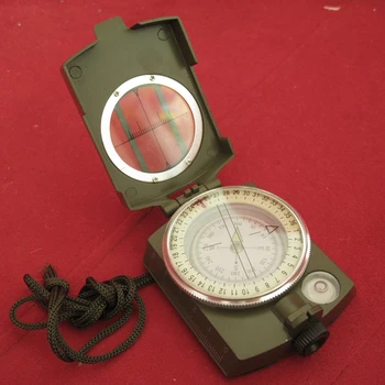 Линзовый компас для выживания с ремешком, Ударопрочный Аварийный светящийся инструмент для кемпинга, экспедиции, чтения карты, навигации