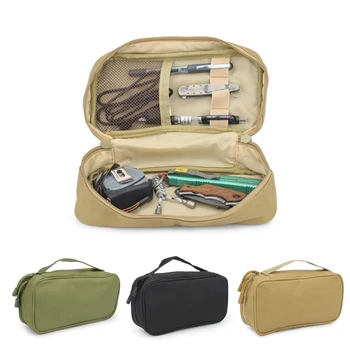 Сумка для хранения инструментов на открытом воздухе, 2ШТ, Альпинистская сумка, Черный, зеленый, Хаки, Сумка для инструментов EDC