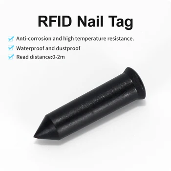 10шт пластиковых меток для ногтей из АБС и эпоксидного клея 860-960 МГц ISO18000-6C UHF RFID-меток