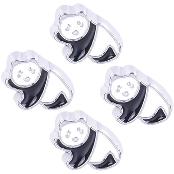 20 шт./лот Плавающие подвески в виде панды ручной работы для стеклянных медальонов с памятью
