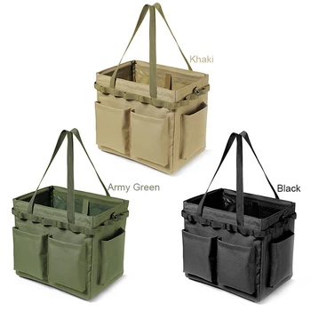 Ящик для хранения инструментов на открытом воздухе Высококачественная походная сумка Многофункциональная сумка большой емкости для пикника выживания в дикой природе