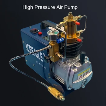Электрический воздушный компрессор KOTOMY Воздушный насос высокого давления для пневматического пистолета для подводного плавания 220 В 1,8 кВт 2800 об / мин