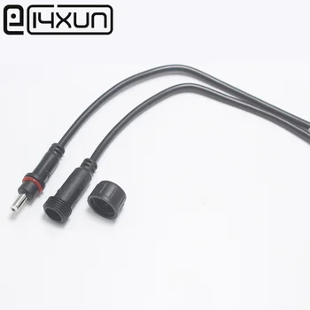 EClyxun 5 пар водонепроницаемых проводов черного цвета 3.5*1.35/3.5 x 1,35 мм Разъем для подключения кабеля постоянного тока 2Pin 22AWG